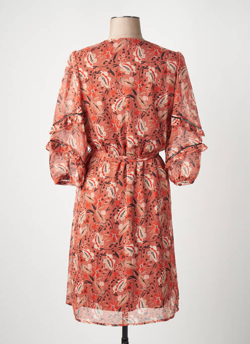 Robe mi-longue orange GARCIA femme