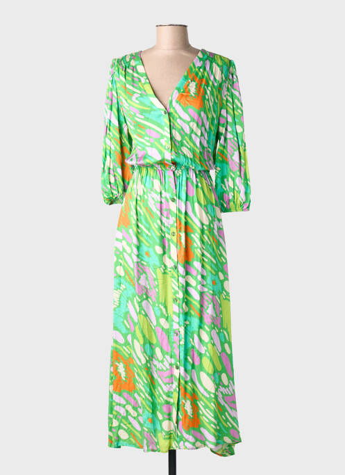 Robe longue vert AMELIE & AMELIE femme