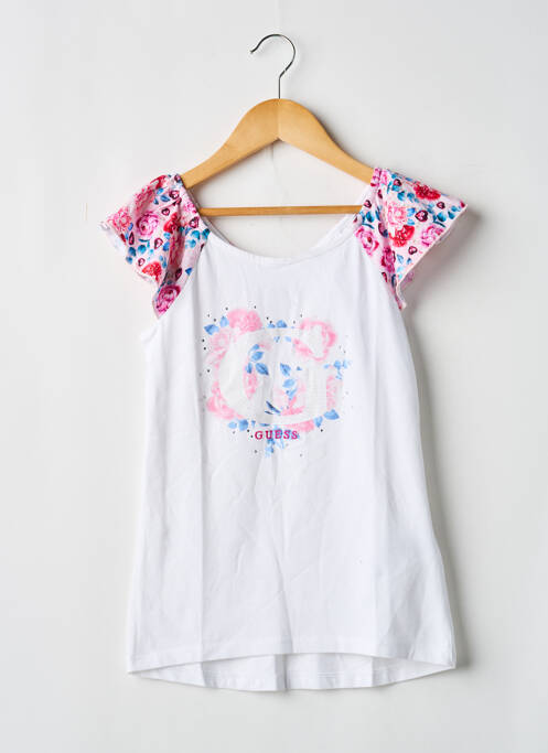 T-shirt blanc GUESS fille