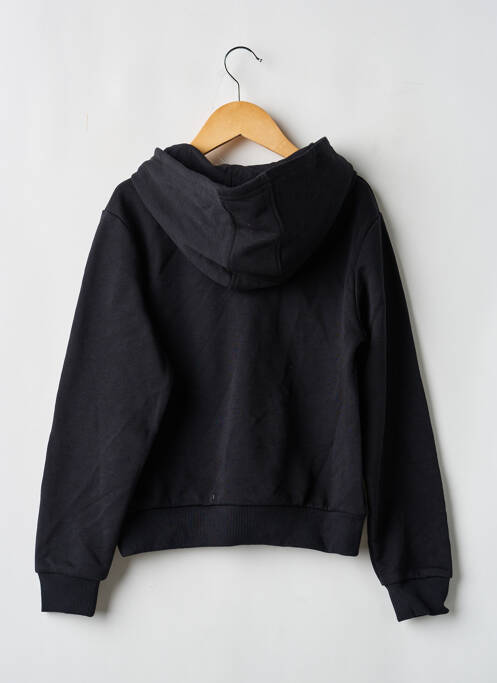 Sweat-shirt à capuche noir FILA fille