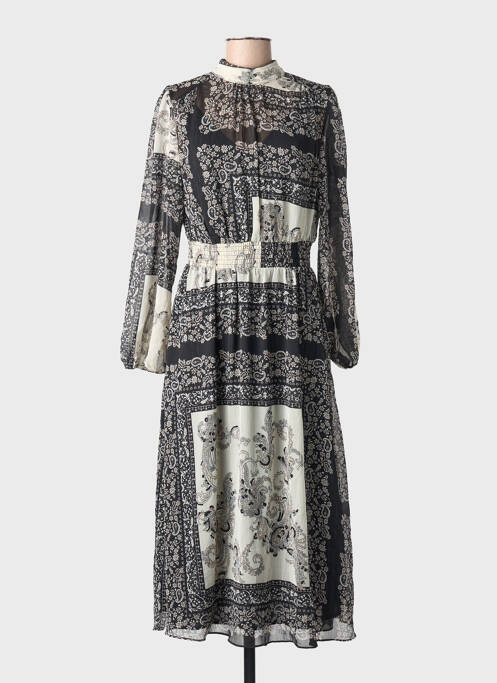 Robe longue noir MANGO femme