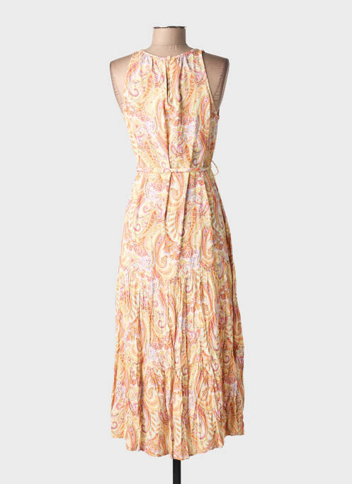 Robe longue beige MANGO femme