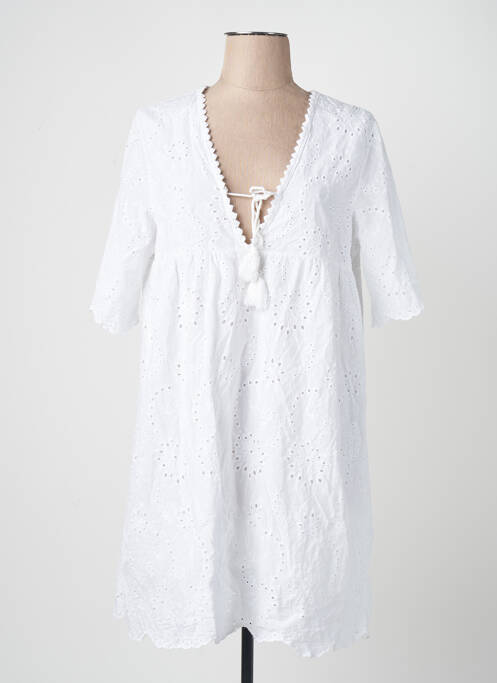 Robe courte blanc ZABAIONE femme
