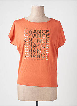 T-shirt orange S.OLIVER femme
