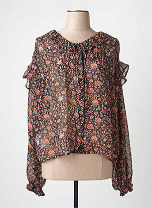 Chemisier noir MANGO femme