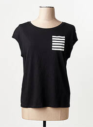 T-shirt noir STREET ONE femme