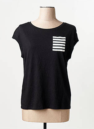 T-shirt noir STREET ONE femme