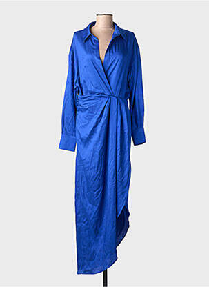 Robe longue bleu MANGO femme