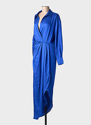 Robe longue bleu MANGO femme