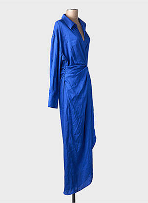 Robe longue bleu MANGO femme