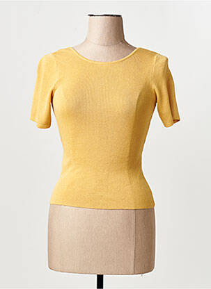 T-shirt jaune MANGO femme