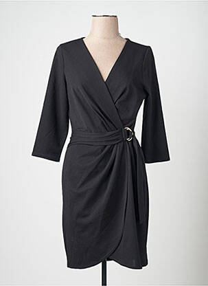 Robe mi-longue noir MORGAN femme