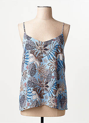 Top bleu BELLITA femme