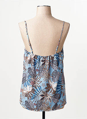 Top bleu BELLITA femme