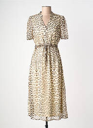 Robe courte marron VERO MODA femme