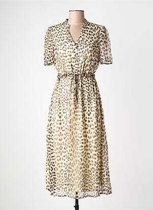 Robe courte marron VERO MODA femme