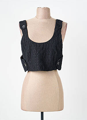 Top noir MANGO femme