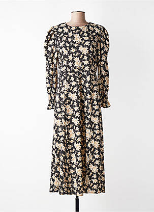 Robe longue noir MANGO femme