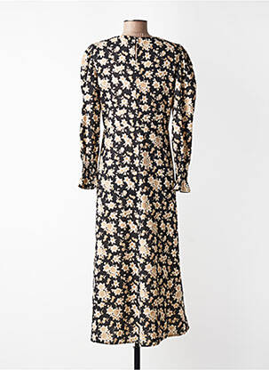Robe longue noir MANGO femme