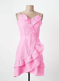 Robe courte rose NAF NAF femme