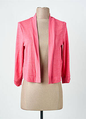 Gilet manches longues rose MORE & MORE femme