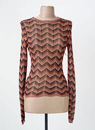 Pull orange MANGO femme