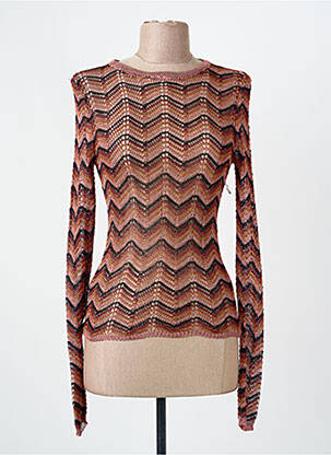 Pull orange MANGO femme