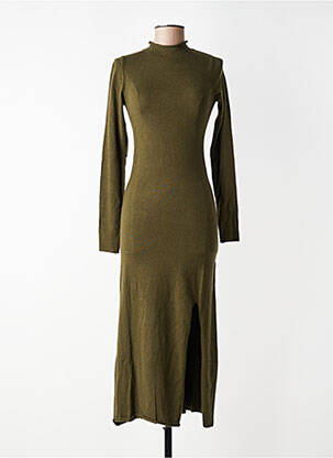 Robe longue vert MANGO femme