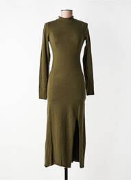 Robe longue vert MANGO femme