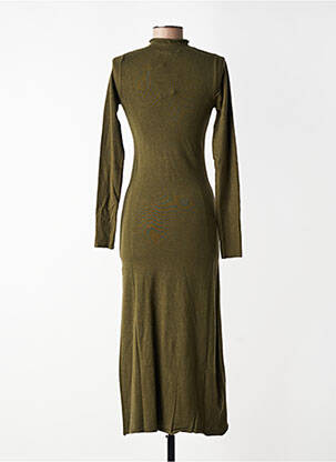 Robe longue vert MANGO femme