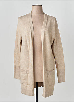Gilet manches longues beige STREET ONE femme