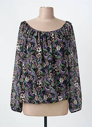 Chemisier noir ZABAIONE femme