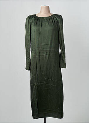 Robe longue vert OBJECT femme