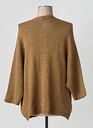 Gilet manches longues marron TERRA DI SIENA femme