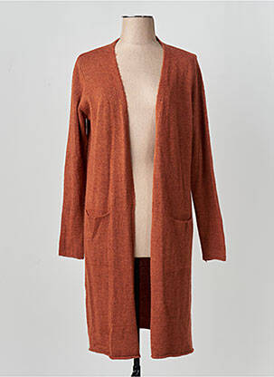 Gilet manches longues orange COPINES D'ANVERS femme