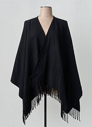 Poncho noir YUGEN femme