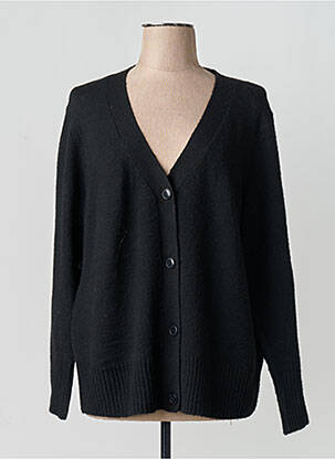 Gilet manches longues noir CARMAKOMA femme