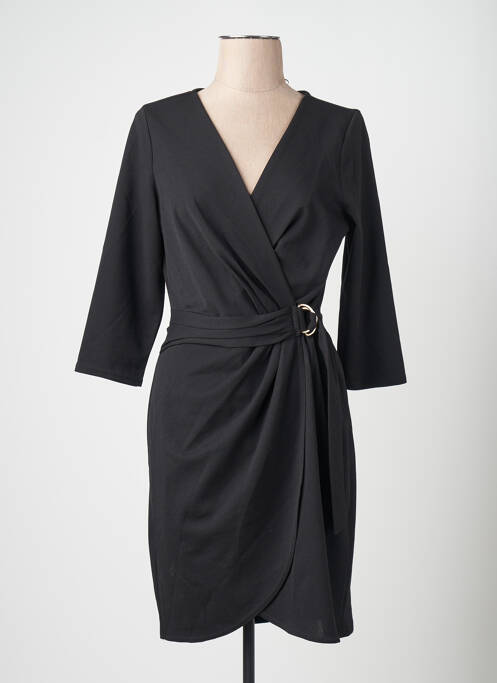 Robe mi-longue noir MORGAN femme