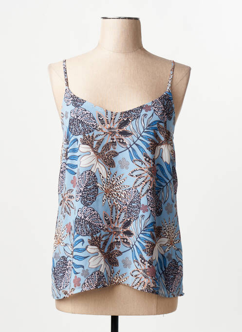 Top bleu BELLITA femme