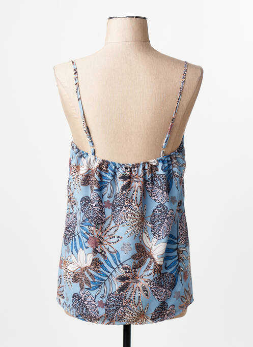 Top bleu BELLITA femme