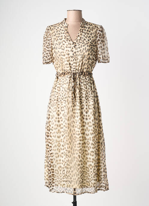 Robe courte marron VERO MODA femme