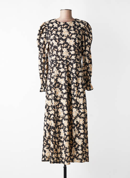 Robe longue noir MANGO femme