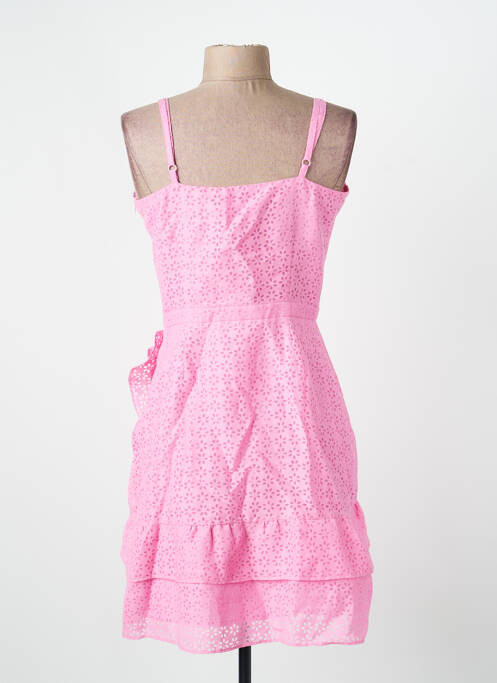 Robe courte rose NAF NAF femme