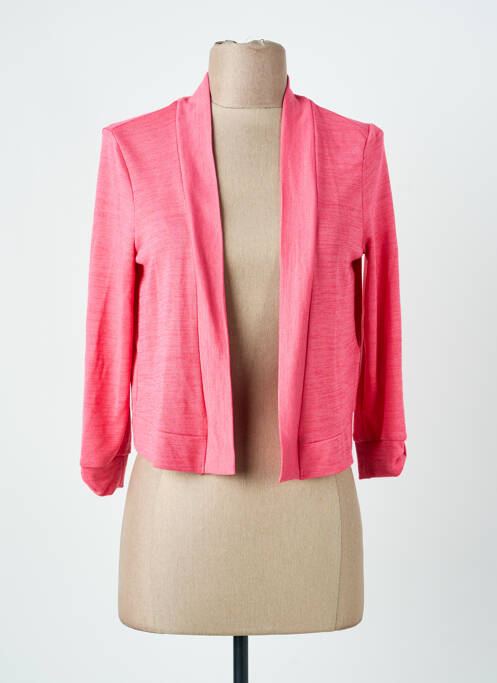 Gilet manches longues rose MORE & MORE femme