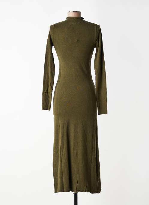 Robe longue vert MANGO femme