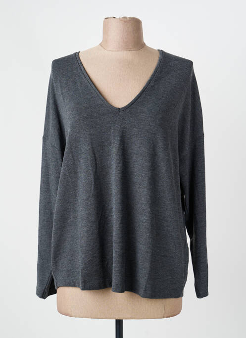Top gris MANGO femme