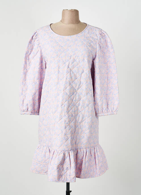 Robe mi-longue rose JACQUELINE DE YONG femme