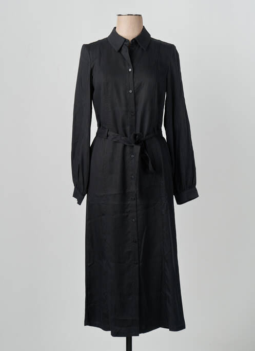 Robe mi-longue noir OBJECT femme