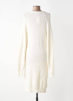 Robe longue beige MANGO femme