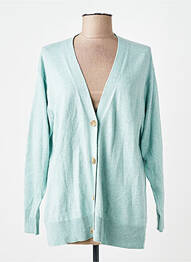 Gilet manches longues vert MANGO femme